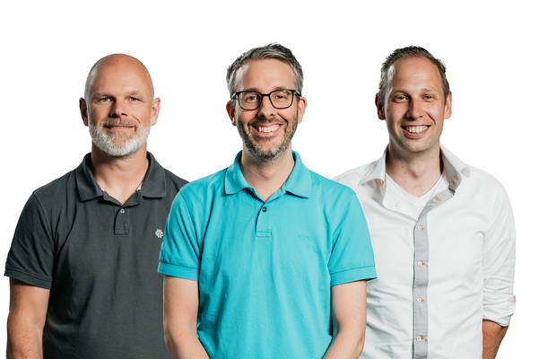 Three colleagues from our cloud team