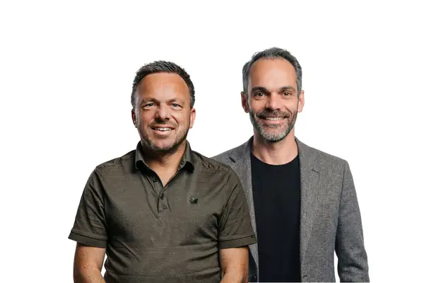 Picture of our colleagues Alwin and Martijn